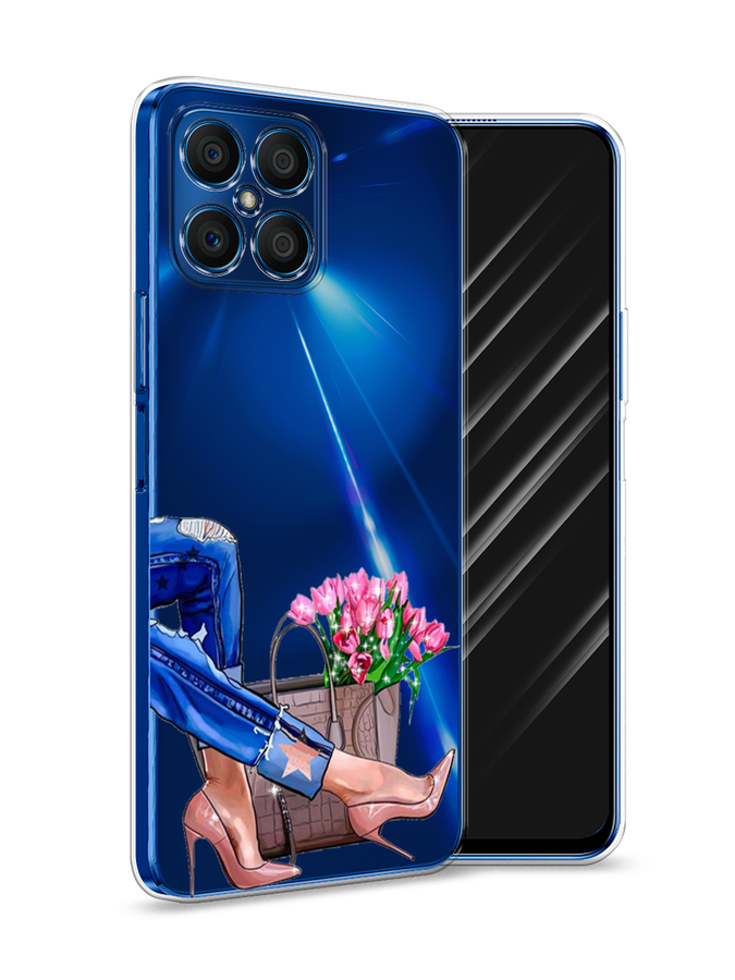 

Чехол Awog на Honor X8 "Каблучки", Голубой;коричневый;розовый, 6107650-7
