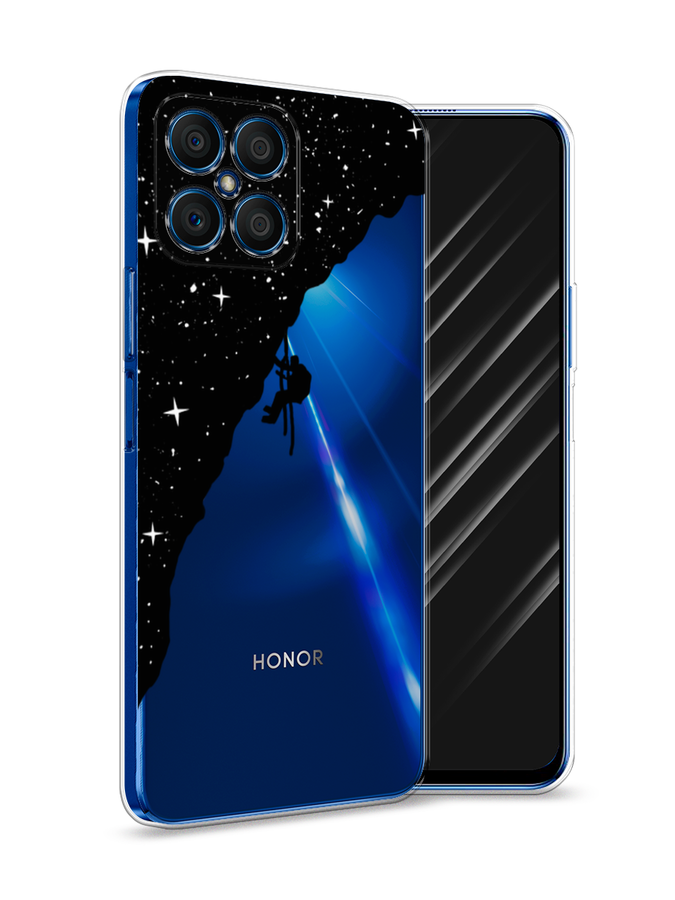 

Чехол Awog на Honor X8 "Скалолаз в космосе", Черный;белый;бежевый, 6107650-4
