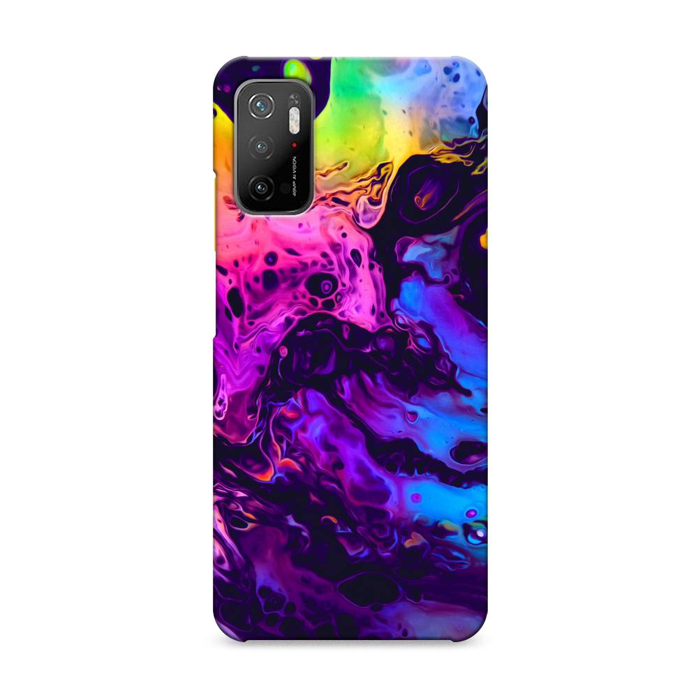 

Пластиковый чехол "ACID fluid" на Xiaomi Poco M3 Pro, 311020-2