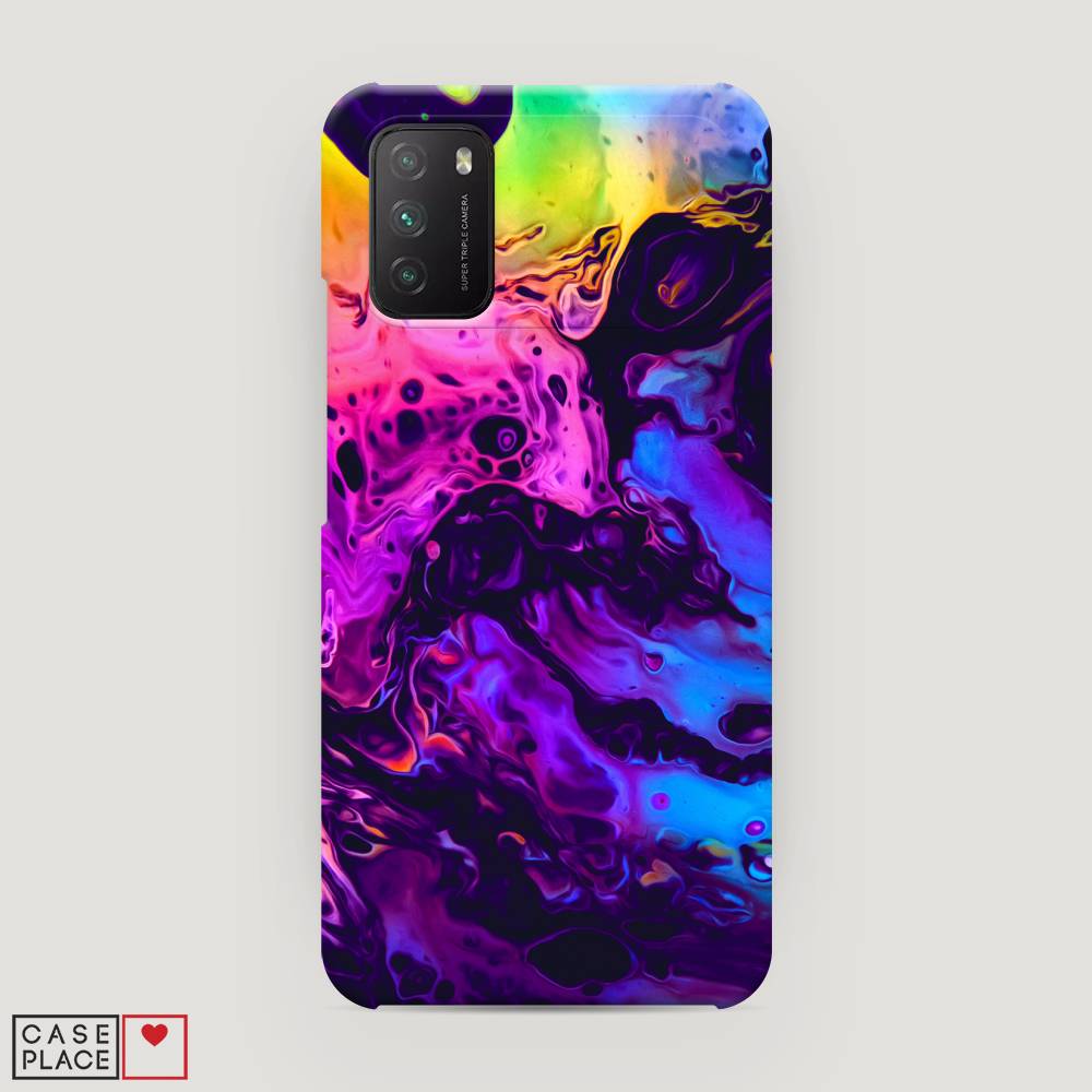 

Пластиковый чехол "ACID fluid" на Xiaomi Poco M3, 39520-2