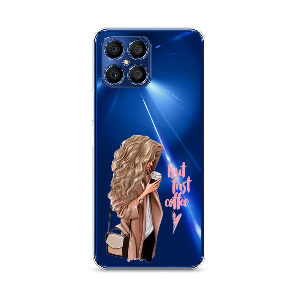 

Чехол Awog "Девушка с кофе" для Honor X8