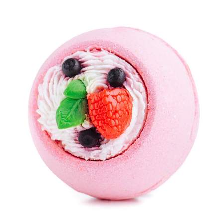 Супербомба для ванны Fabrik Cosmetology Малиновый десерт 360 г sueno гель для душа омолаживающий клубнично малиновый 500