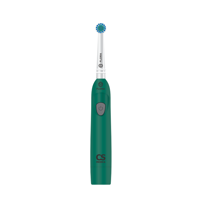 Электрическая зубная щетка CS Medica CS-20040-H зеленый электрическая зубная щетка cs medica cs 999 f фиолетовая