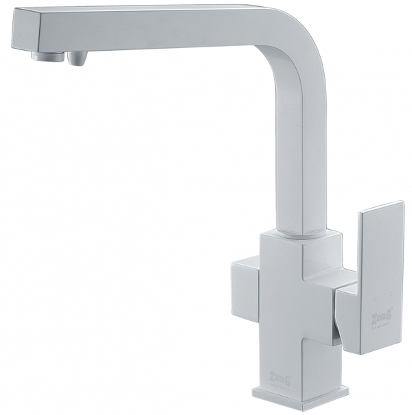 

Смеситель Zorg Zorg ZR 311 YF White, Серебристый