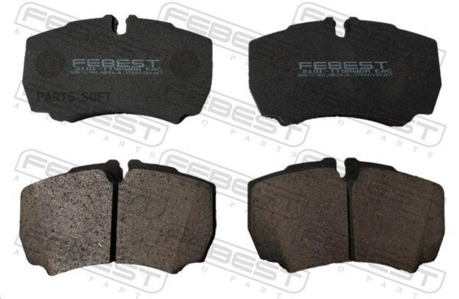 

Тормозные колодки FEBEST задние 2101tt9rwdr