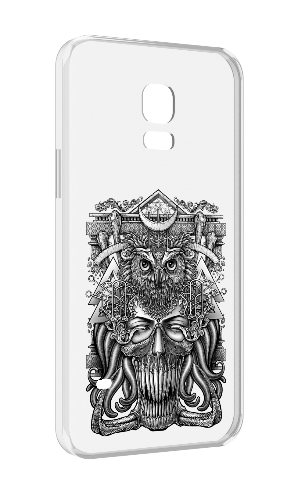 

Чехол MyPads зубастая сова для Samsung Galaxy S5 mini, Прозрачный, Tocco