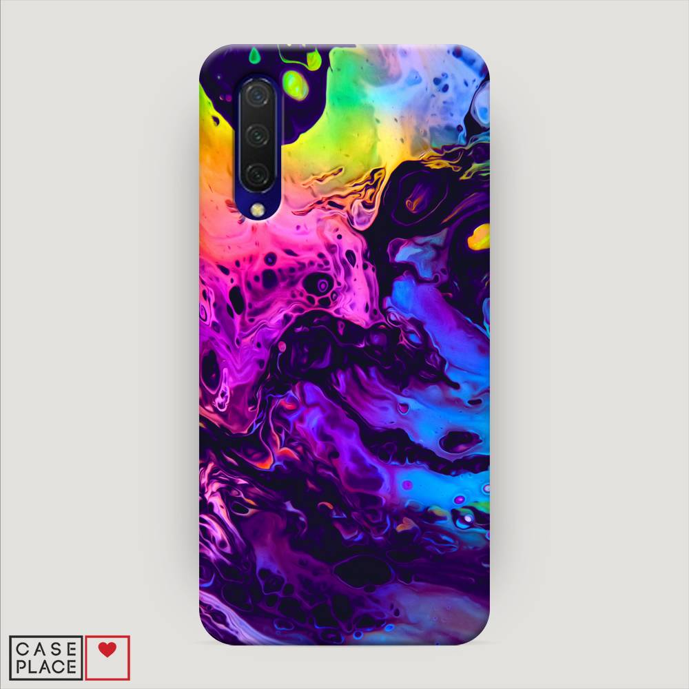 фото Пластиковый чехол "acid fluid" на xiaomi mi cc9 awog