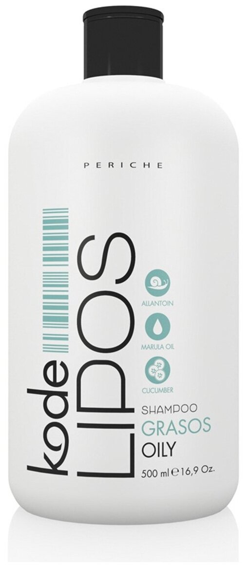 Купить Шампунь PERICHE для жирных волос Lipos Shampoo Oily, 500 мл