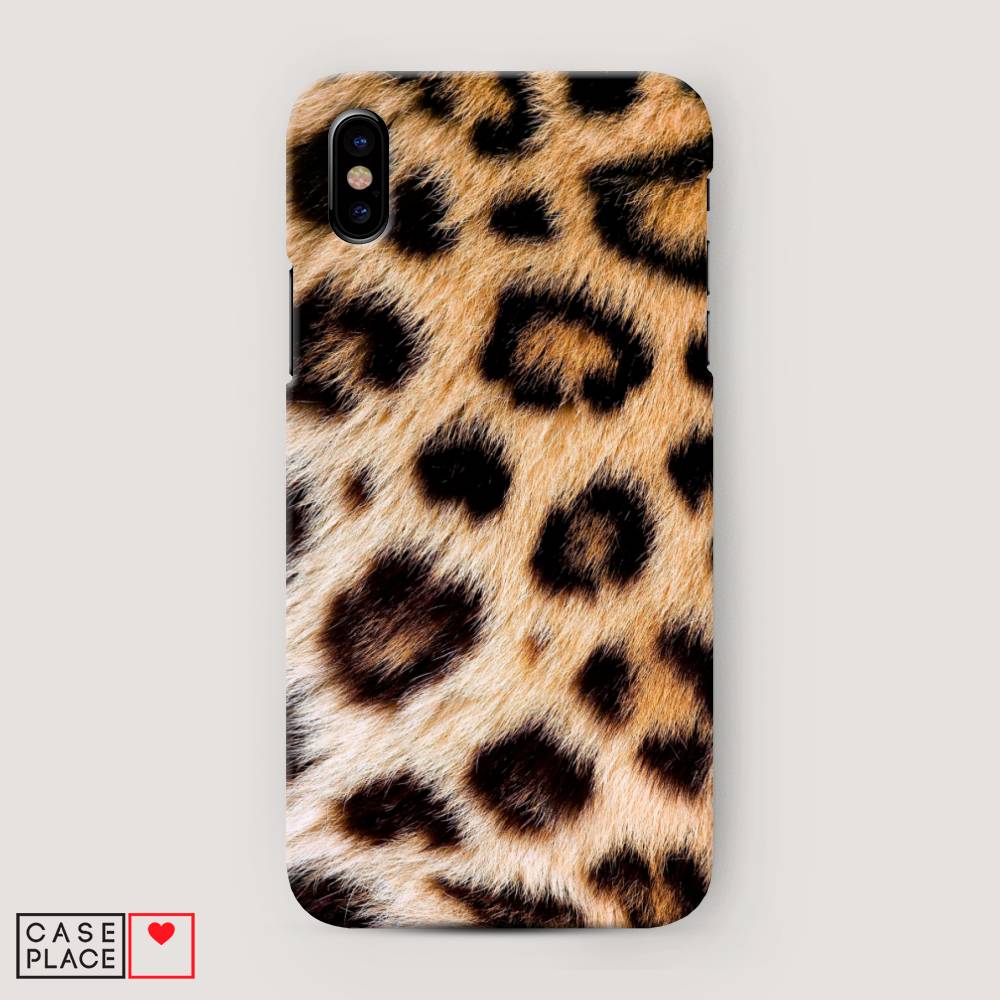 

Пластиковый чехол "Леопардовый принт" на Apple iPhone XS Max (10S Max), 11920-2