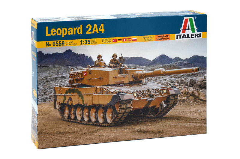 Сборная модель Italeri 1/35 Немецкий танк Леопард 2A4 6559