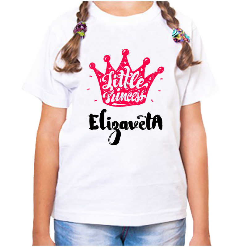 

Футболка девочке белая 30 р-р little princess елизавета, Белый, fdd_little_princess_elizaveta