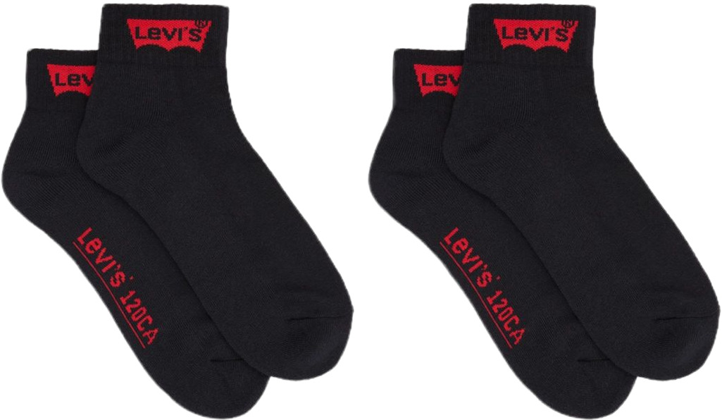 

Комплект носков мужских Levis 37157-0348 черных 35, 37157-0348