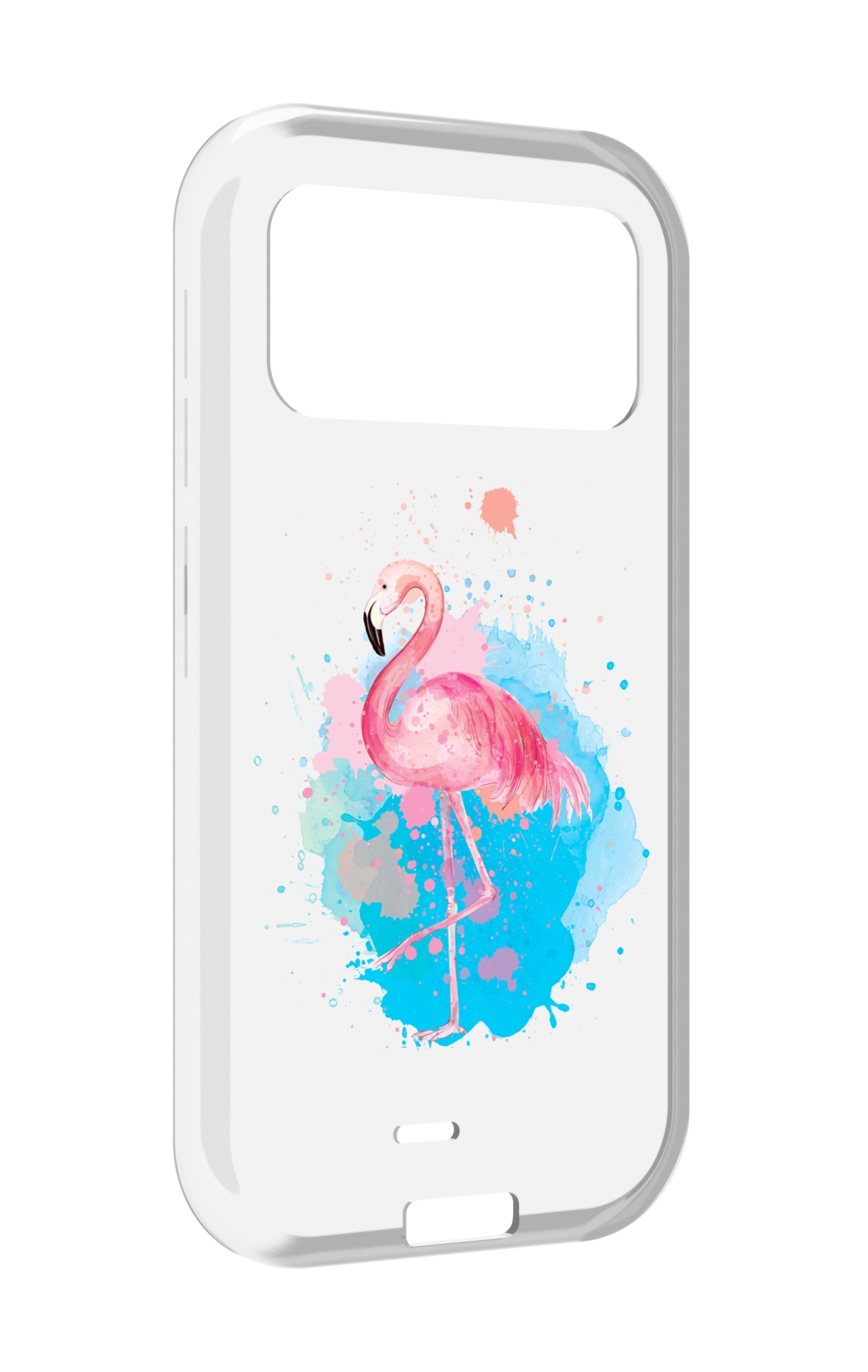 

Чехол MyPads акварельное-фламинго для Oukitel F150 H2022, Прозрачный, Tocco