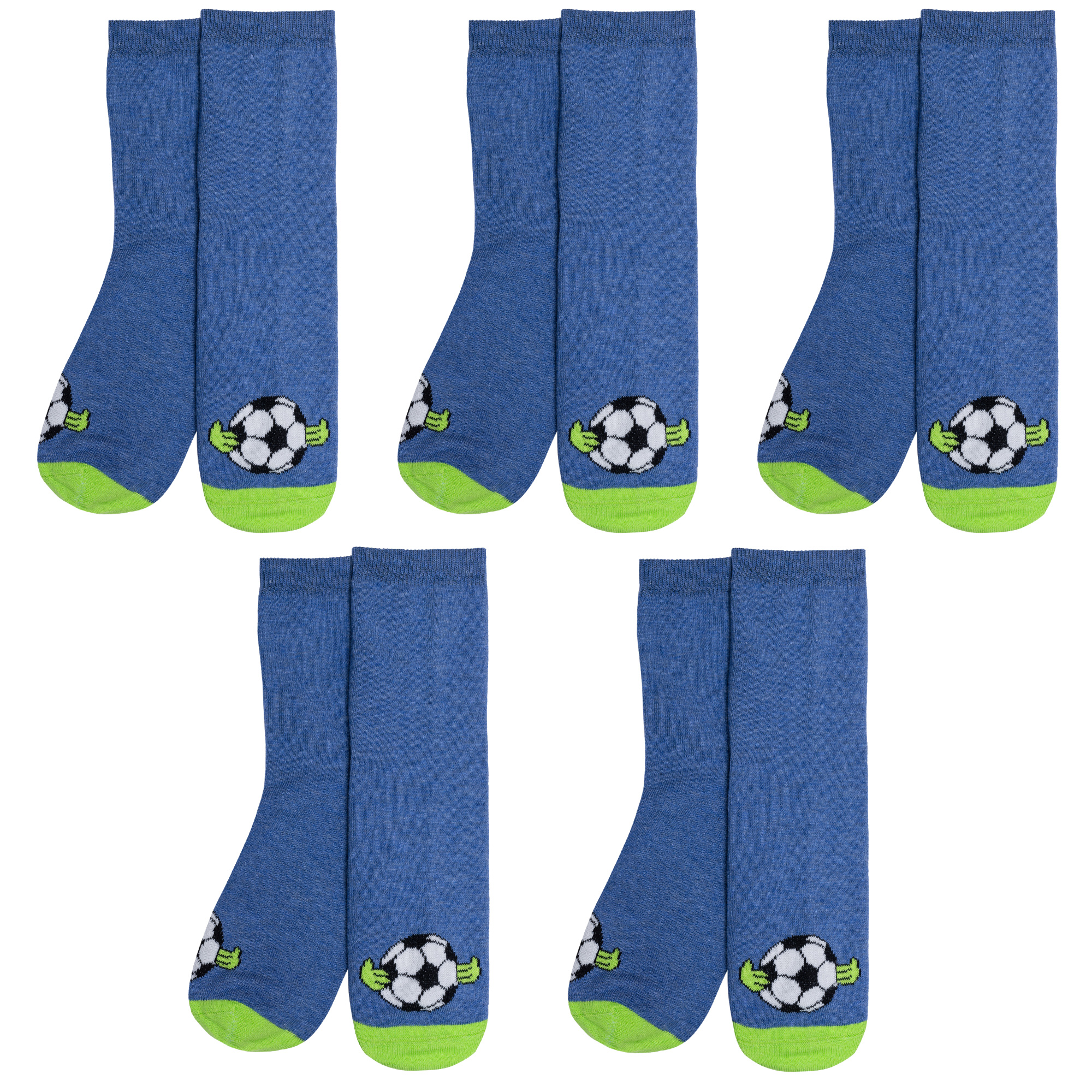 Носки для мальчиков Rusocks 5-Д3-13500 синий; зеленый 34