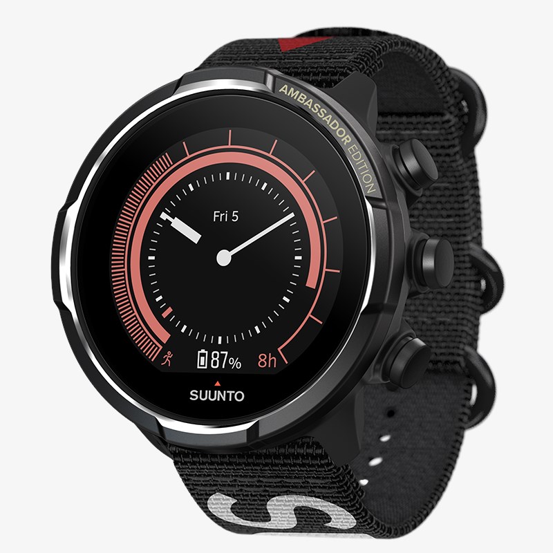 фото Смарт-часы suunto 9 baro ambassador edition titanium nfc, черный