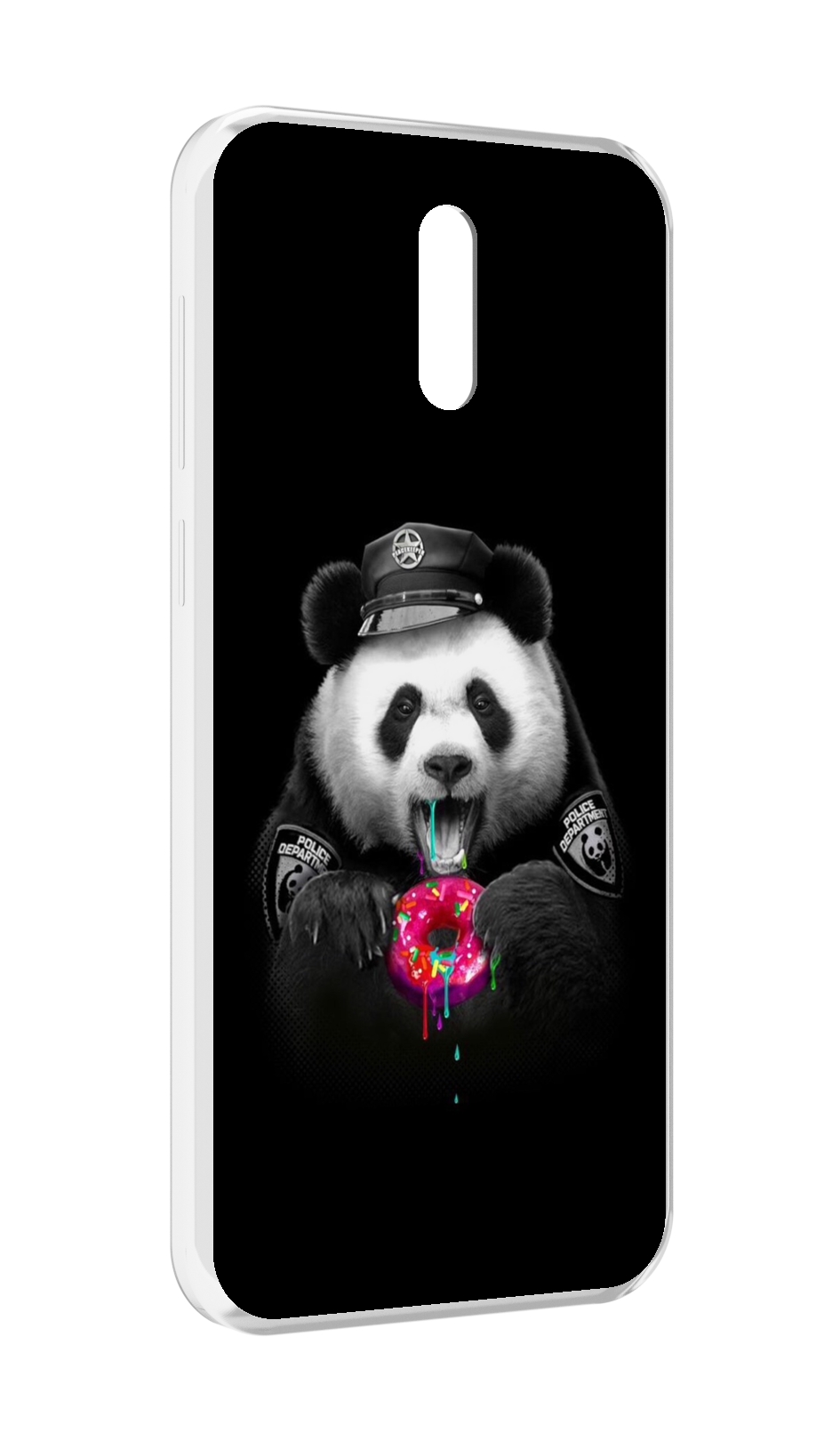 

Чехол MyPads Панда-с-пончиком для Alcatel 3L (2019), Прозрачный, Tocco