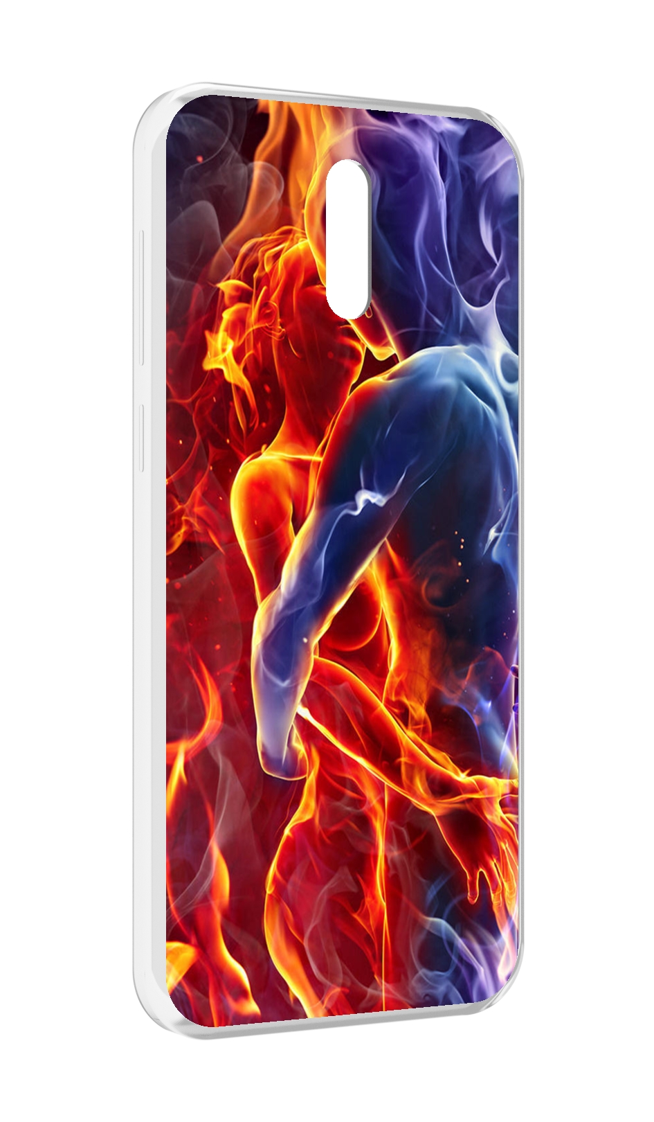 

Чехол MyPads Огонь-вода для Alcatel 3L (2019), Прозрачный, Tocco