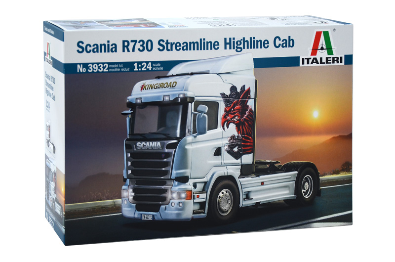 фото Сборная модель italeri 1/24 грузовик scania r730 streamline 3932