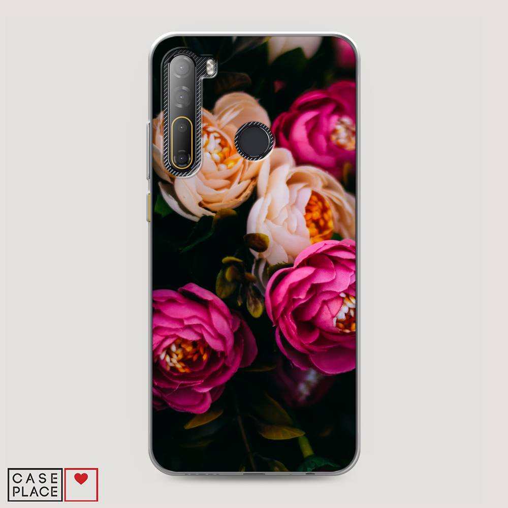 

Чехол Awog на HTC Desire 20 Pro / Эйчтиси Дизайр 20 Pro "Розовые пионы на черном", Разноцветный, 102750-8