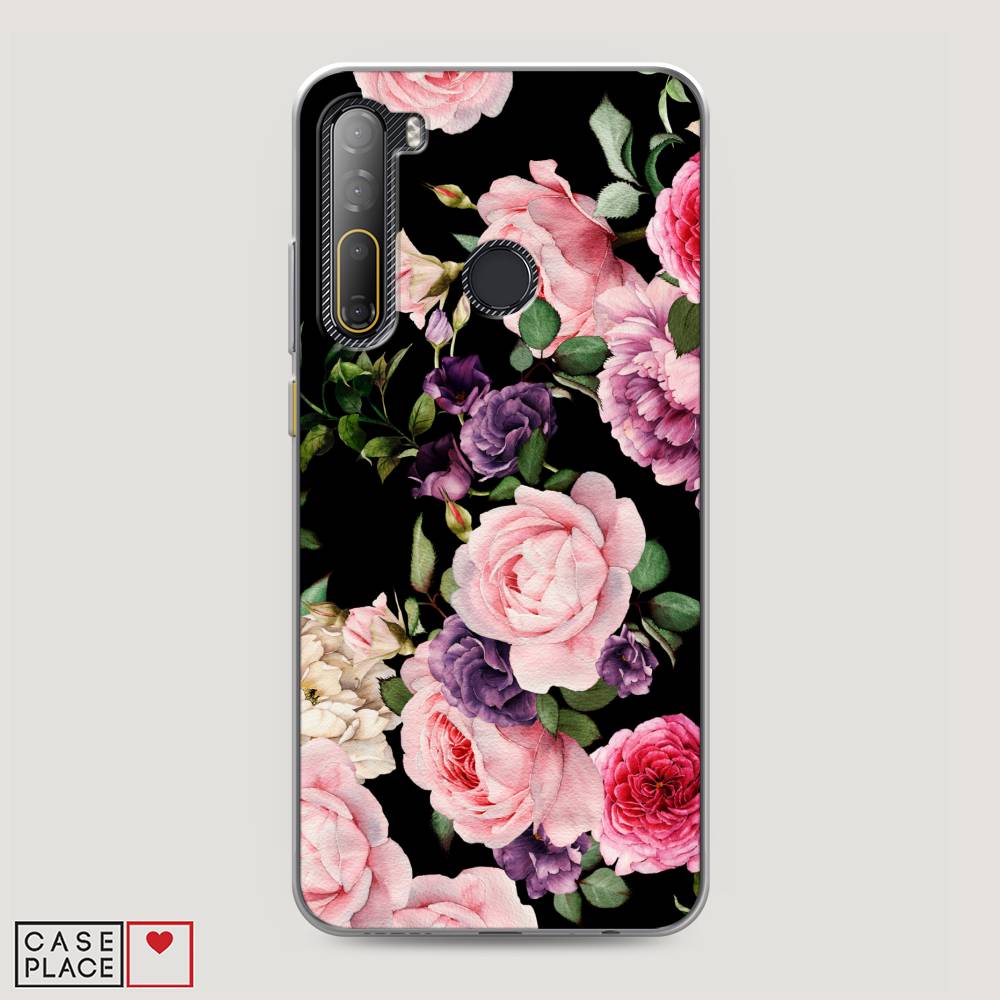 

Чехол Awog на HTC Desire 20 Pro / Эйчтиси Дизайр 20 Pro "Пионы на черном", Разноцветный, 102750-8