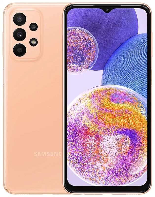 Смартфон Samsung Galaxy A23 4/128GB Awesome Peach (SM-A235FZOVMEB)