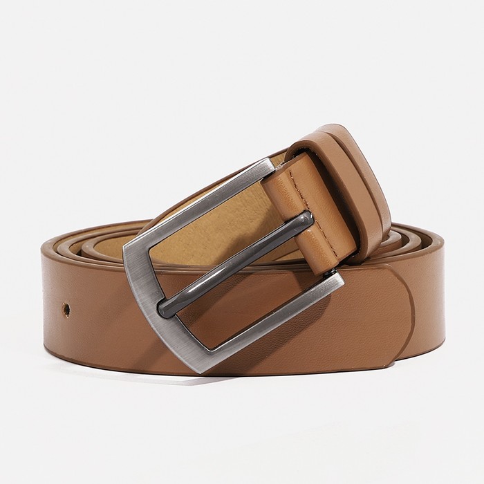 Ремень женский 9720612 коричневый, 110х2,7 см