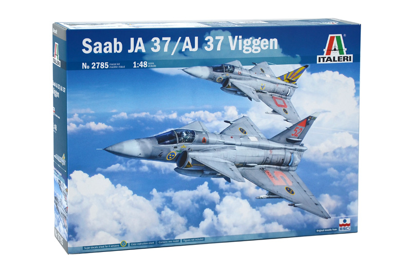 

Сборная модель Italeri 1/48 Истребитель Сааб A 37/AJ 37 Вигген 2785