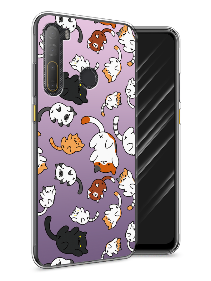 

Чехол Awog на HTC Desire 20 Pro / Эйчтиси Дизайр 20 Pro "Котопад", Разноцветный, 102750-7