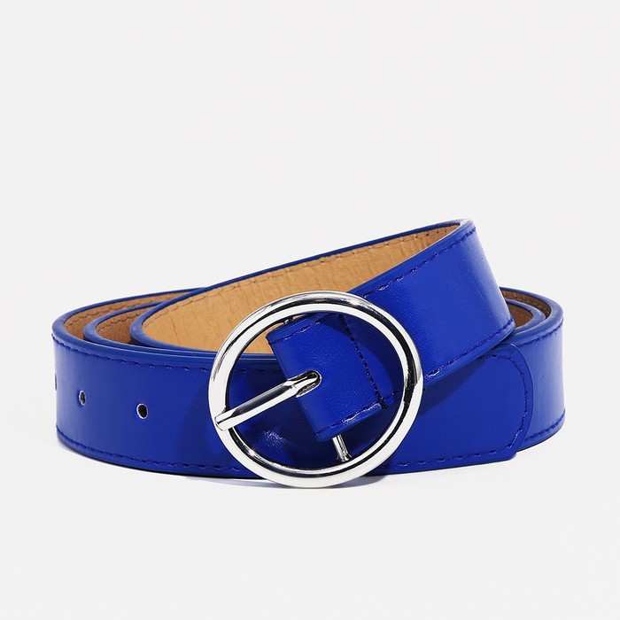 Ремень женский 9720636 синий, 110х2,8 см