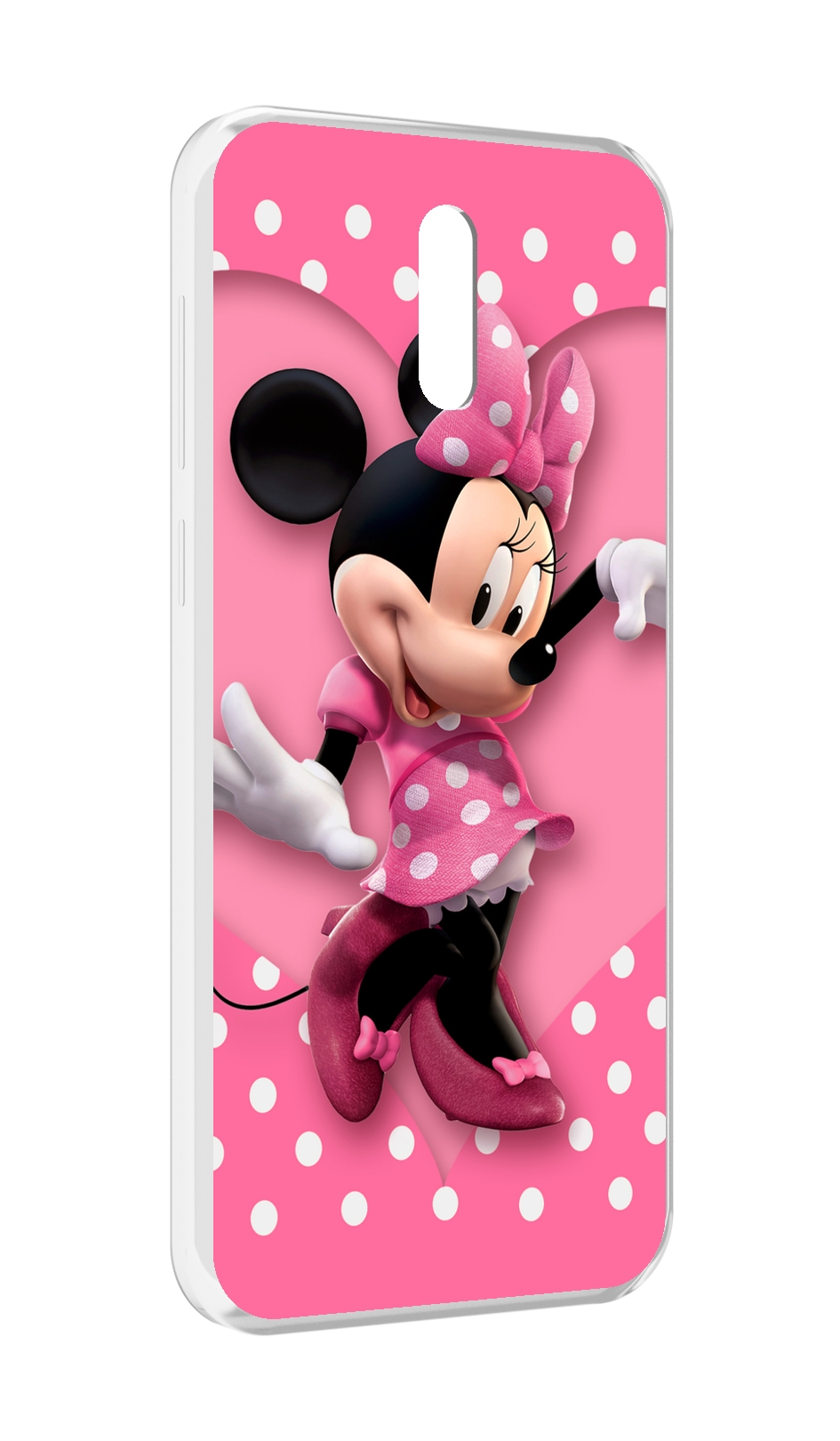 

Чехол MyPads Минни-Маус-в-сердце женский для Alcatel 3L (2019), Прозрачный, Tocco