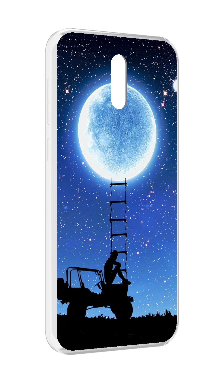 

Чехол MyPads Машина-на-лун для Alcatel 3L (2019), Прозрачный, Tocco