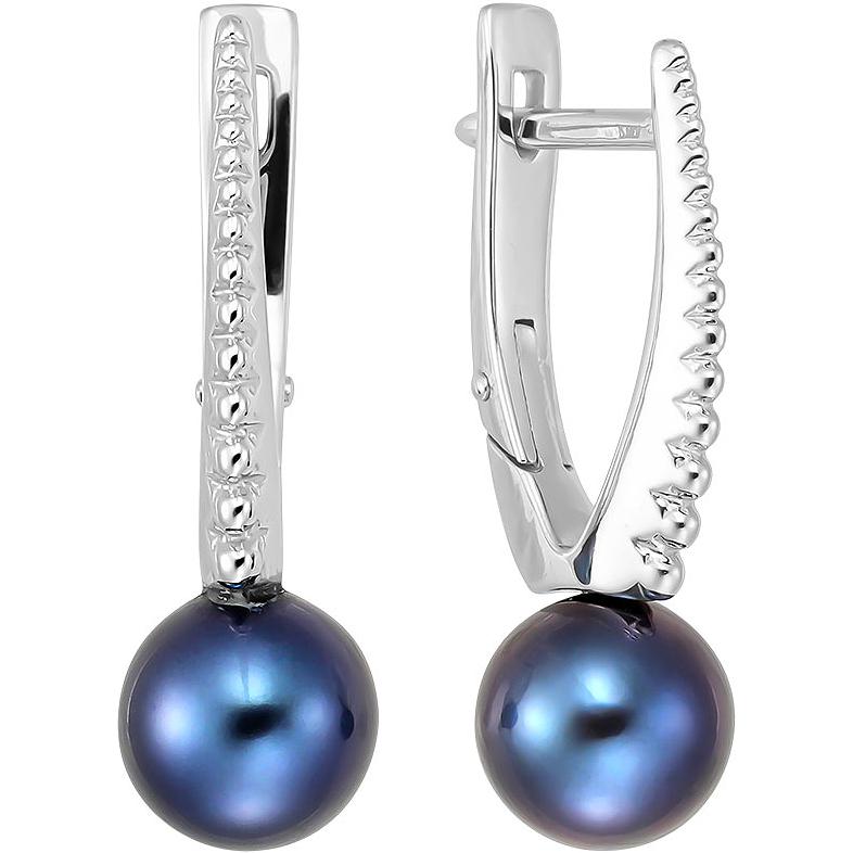 

Серьги из белого золота ALORIS 1761Ж, жемчуг культивированный, 1761Ж