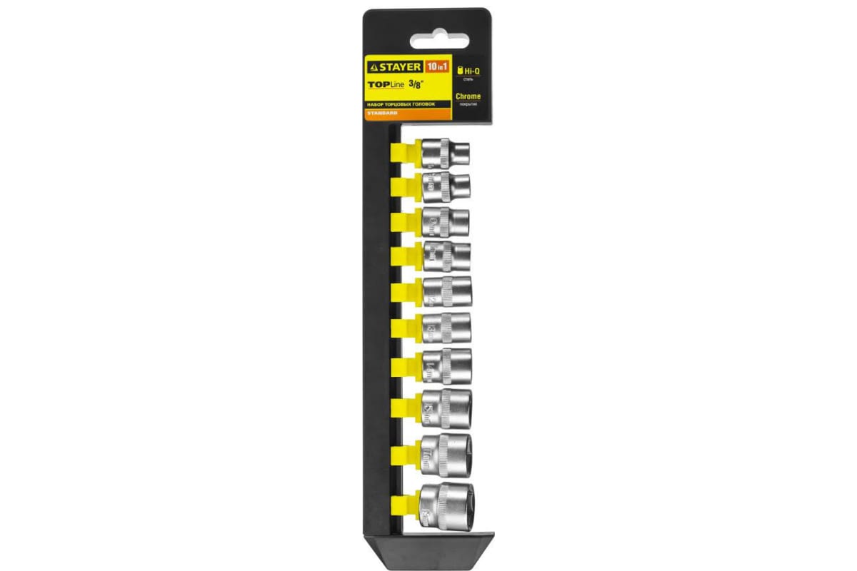 Stayer Rss 10M Набор Торцовых Головок 10 Предм. STAYER 27757h10 резьбонарезной трубный набор stayer