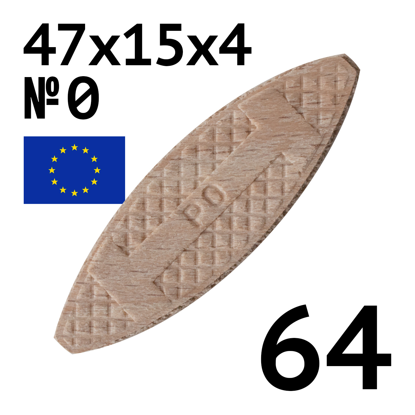 

Шкант плоский Lutrella 3887, 47х15х4 мм, 64 шт, Бежевый, 3887