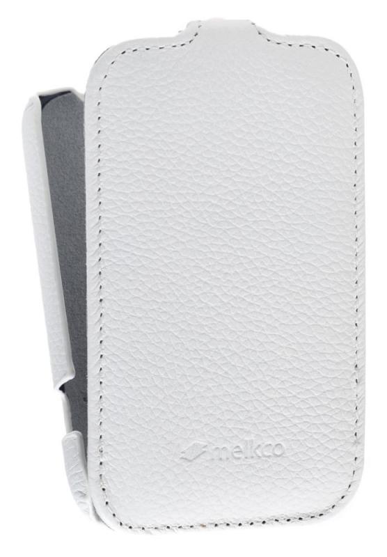 

Кожаный чехол для HTC Desire C/Golf Melkco Premium Leather Case - Jacka Type (White LC), Белый