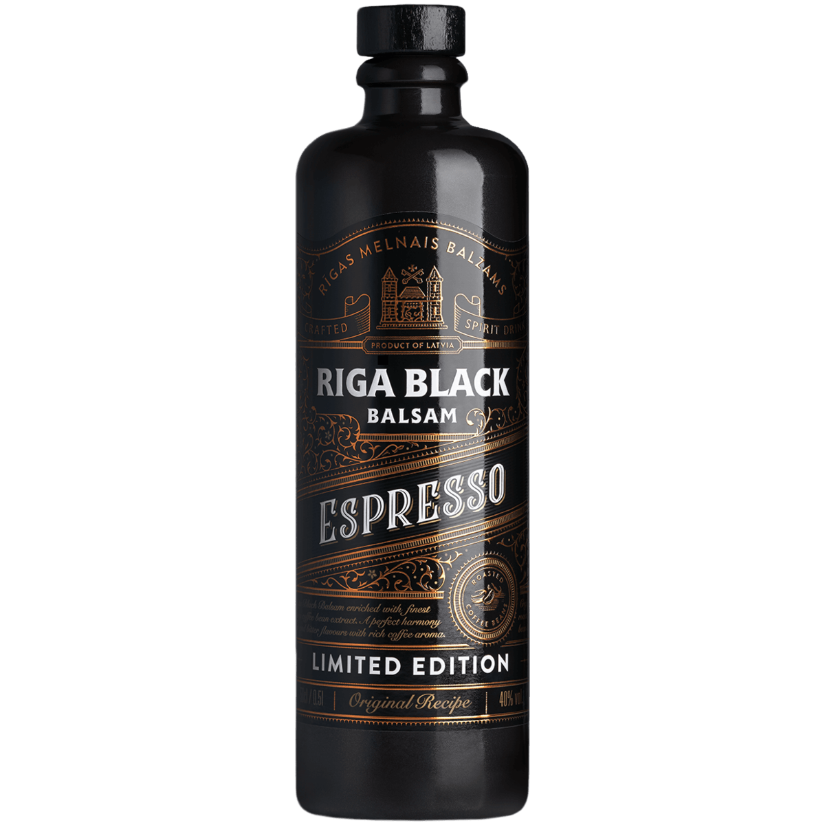 Бальзам 0.5 цена. Бальзам Рижский черный Rigas Melnais balzams. Riga Black balsam Espresso. Бальзам Riga Black balsam 0,5 л. Рижский бальзам Рига Блэк.