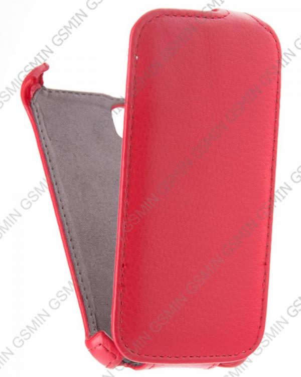 

Кожаный чехол для Explay Space Gecko Case (Красный)