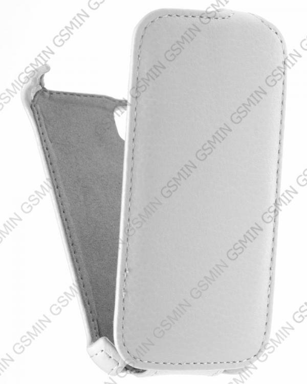 

Кожаный чехол для Explay Space Gecko Case (Белый)