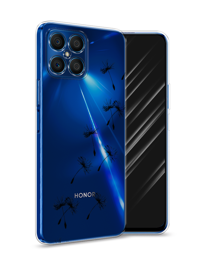 

Чехол Awog на Honor X8 "Летящие одуванчики", Черный, 6107650-8