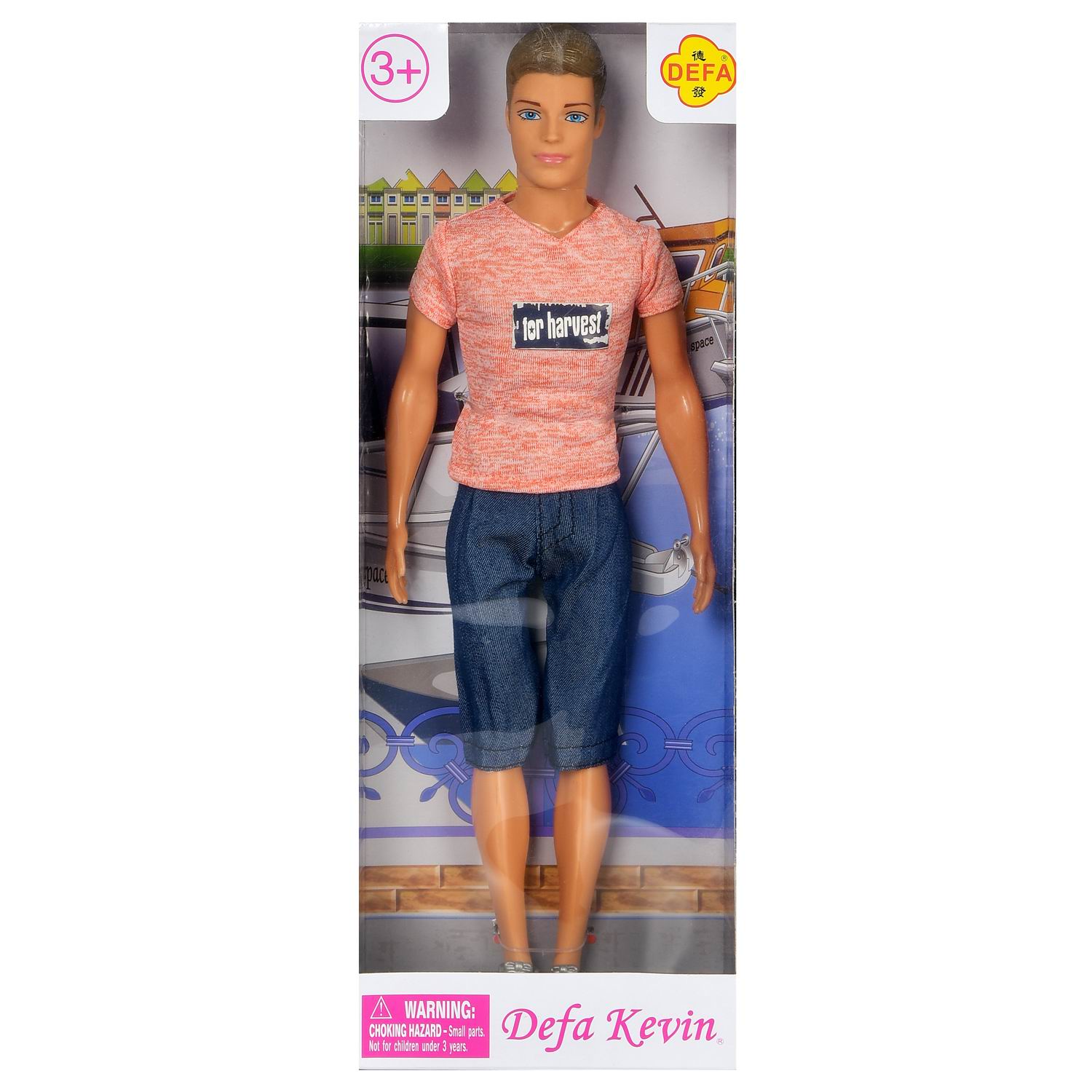 

Кукла Defa Kevin Юноша в коралловой футболке 30 см