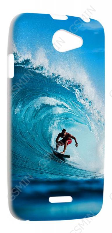 

Чехол NoBrand для HTC Desire 516 Дизайн 107, Белый