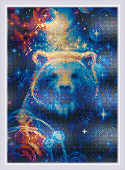 

Риолис Алмазная вышивка Большая медведица AM0050, 27x38 см