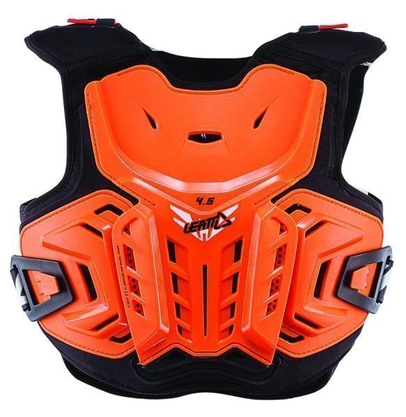 Защита панцирь подростковый Leatt Chest Protector 4.5 Junior, Orange/White, L/XL, 2024