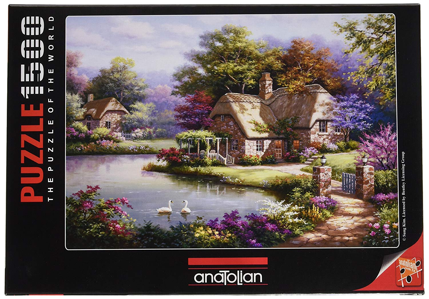 

Пазл Anatolian Лебеди и загородный дом ANA.4529, 1500 деталей, AN1500
