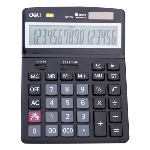 

Калькулятор Deli E39259, 16-разрядный, черный, E39259