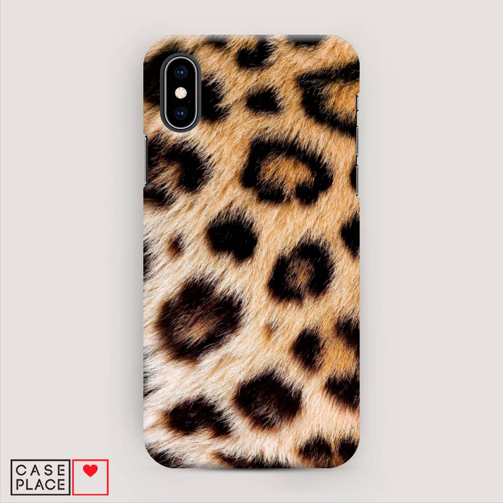 

Пластиковый чехол "Леопардовый принт" на Apple iPhone XS (10S), 11820-2