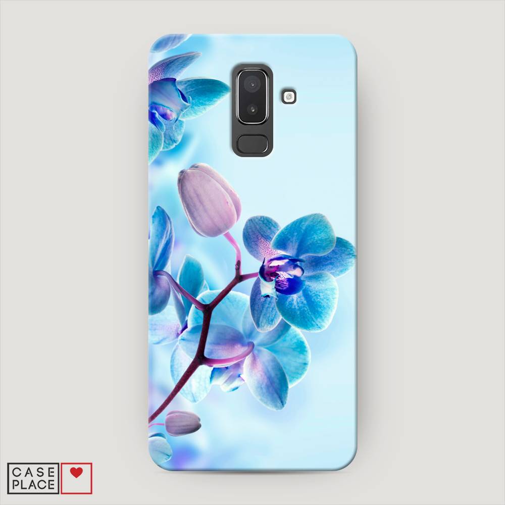 

Чехол Awog "Голубая орхидея" для Samsung Galaxy J8