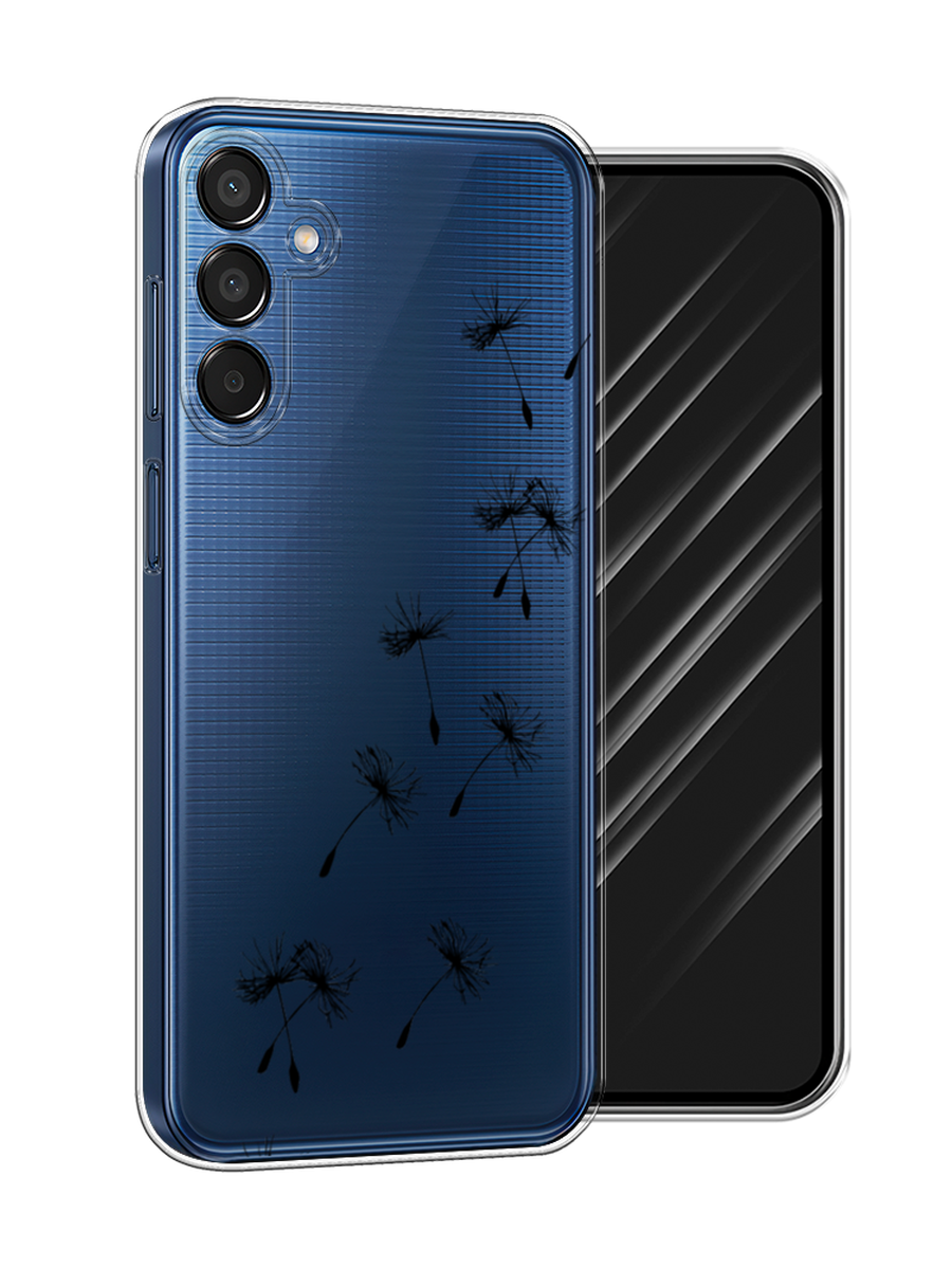 

Чехол Awog на Samsung Galaxy M15 5G "Летящие одуванчики", Черный, 2109550-1
