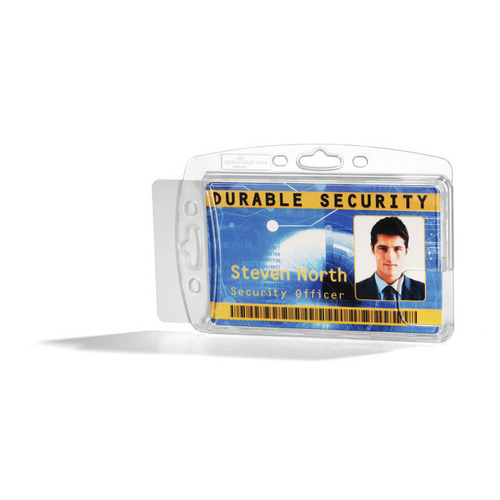 

Комплект держателей для 2 пропусков Durable 8924-19, 54х85мм, прозрачный, 10шт