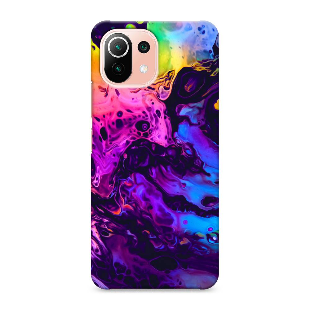 

Пластиковый чехол "ACID fluid" на Xiaomi Mi 11 Lite, 310220-2